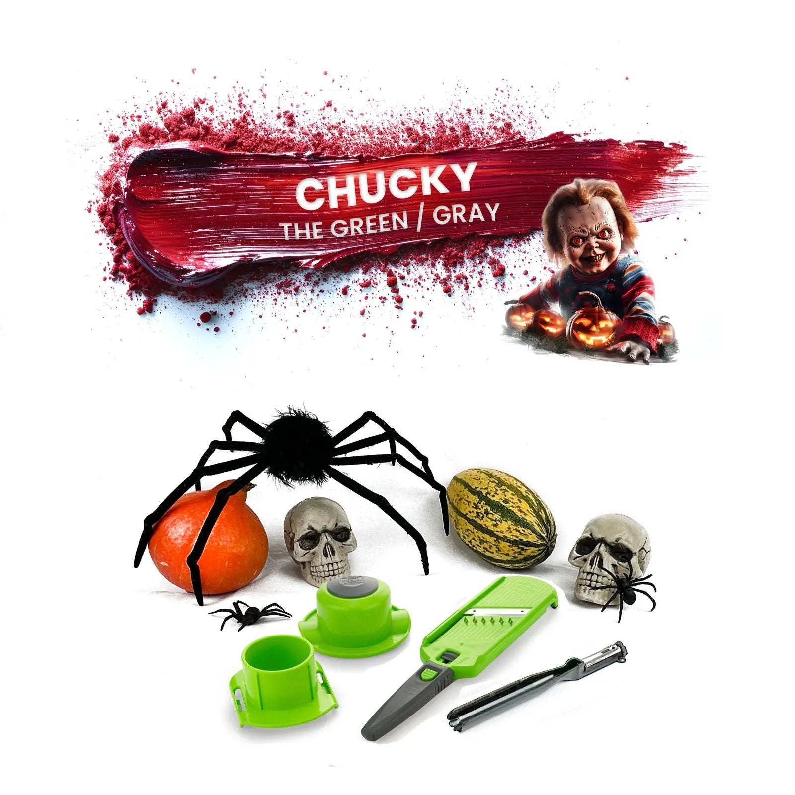 Halloween - Chucky, the Green / Gray Börner Kitchentools