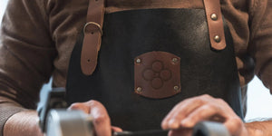 Professioneel leren kookschort Börner Kitchentools